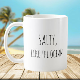 Rustikales Niedliches Strandangebot Kaffeetasse