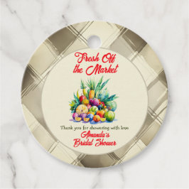 Rustikales Obst-Brautparty Geschenkanhänger