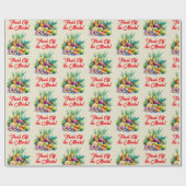 Rustikales Obst-Brautparty Geschenkpapier (Flach)