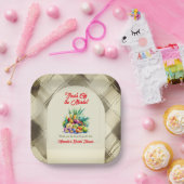 Rustikales Obst-Brautparty Pappteller (Party)