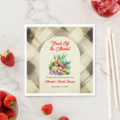 Rustikales Obst-Brautparty Serviette (Beispiel)