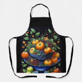 Rustikales Obstschale-Obstgarten-Stillleben-Schürz Schürze (Vorderseite)