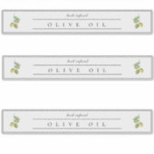 Rustikales Olivenöletikett Aufkleber (Vorderseite)