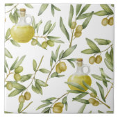 Rustikales Olivenölmuster Fliese (Vorderseite)