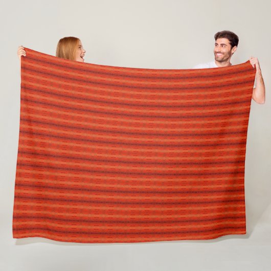 rustikales Orange Aztec Muster Blanket 60" x 80" Fleecedecke (Beispiel)