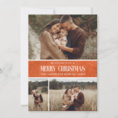 Rustikales Orange Bauernhaus Weihnachten 3 Foto Co (Vorderseite)