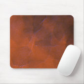 Rustikales Orange Braun Abstraktes Highlights Mousepad (Mit Mouse)