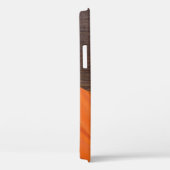 Rustikales Orange Daisy und Barnholz Case-Mate iPhone Hülle (Rückseite / Rechts)