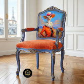 Rustikales Orange Elegance Ostrich Spring Floral Seidenpapier