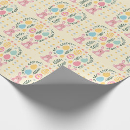 Rustikales Osterbrot mit Laurel Wraath Geschenkpapier