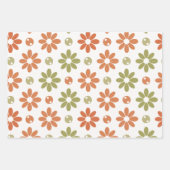 Rustikales Ostergeblasenes warmes Frühjahrsfest Se Geschenkpapier Set (Vorderseite 2)