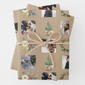 Rustikales Packpapier Geschenkpapier Set (Beispiel)