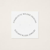 Rustikales pagan Wiccan Pentagramm Juwelier Ohrrin (Vorderseite)