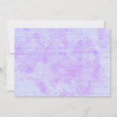 Rustikales Palm Trees Beach Einladungen für Hochze (Rückseite)