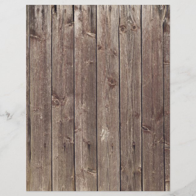 Rustikales Papier aus Holz, gewittert, mit Holz ve (Vorderseite)
