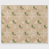 Rustikales Papier Geschenkpapier (Flach)