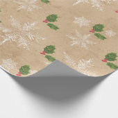 Rustikales Papier Geschenkpapier (Ecke)