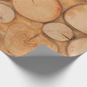 Rustikales Papier zum Abpacken von Protokollen Geschenkpapier (Ecke)