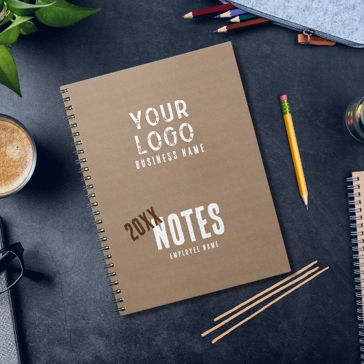 Rustikales Papiergewerbe Notizblock