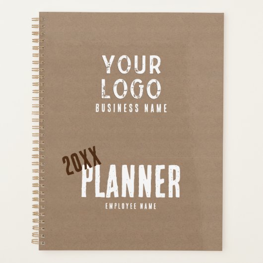 Rustikales Papiergewerbe Planer (Vorderseite)