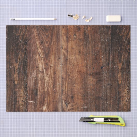 Rustikales Papierkorb Seidenpapier (Handwerk)