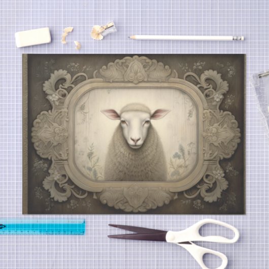 Rustikales Papiertaschentuch Seidenpapier (Handwerk)