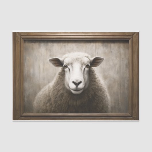 Rustikales Papiertaschentuch Seidenpapier (Vorderseite)