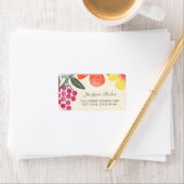 Rustikales Paradies-Adressetikett Adressaufkleber (Insitu)