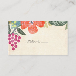 Rustikales Paradies | Guest Escort Cards Platzkarte