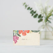 Rustikales Paradies | Guest Escort Cards Platzkarte (Stehend Vorderseite)