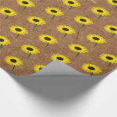 Rustikales Party der Herbstbrücke Kraft & Burlap S Geschenkpapier (Ecke)