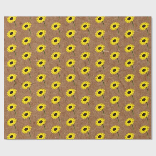 Rustikales Party der Herbstbrücke Kraft & Burlap S Geschenkpapier (Flach)