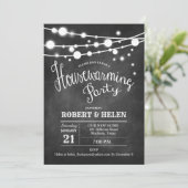 Rustikales Party Einladung (Stehend Vorderseite)