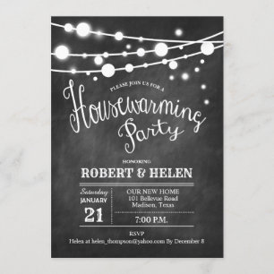 Rustikales Party Einladung