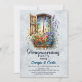 Rustikales Party Einladung (Vorderseite)