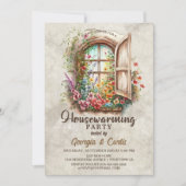 Rustikales Party Einladung (Vorderseite)