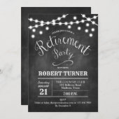 Rustikales Party Einladung (Vorne/Hinten)