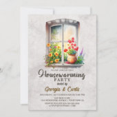 Rustikales Party Einladung (Vorderseite)