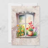 Rustikales Party Einladung (Rückseite)