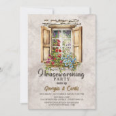 Rustikales Party Einladung (Vorderseite)