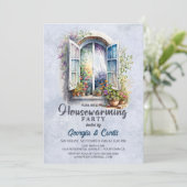 Rustikales Party Einladung (Stehend Vorderseite)