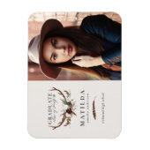 Rustikales Party-Foto Magnet (Vertikal)