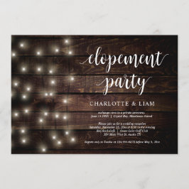 Rustikales Party für Bauernsteine, Hochzeitsfeiern Einladung