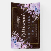 Rustikales Party für Blumenpastel Banner (Vertikal)