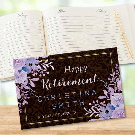 Rustikales Party für Blumenpastel Gästebuch