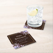 Rustikales Party für Blumenpastel Rechteckiger Pappuntersetzer (Vor Ort)