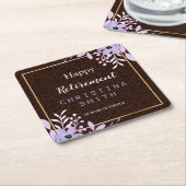 Rustikales Party für Blumenpastel Rechteckiger Pappuntersetzer (angewinkelt)