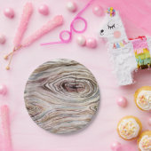 Rustikales Party für Hochzeiten von Holz Pappteller (Party)