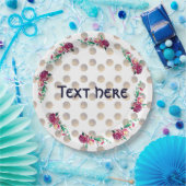 Rustikales Party Papier Teller (Party)