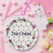 Rustikales Party Papier Teller (Party)